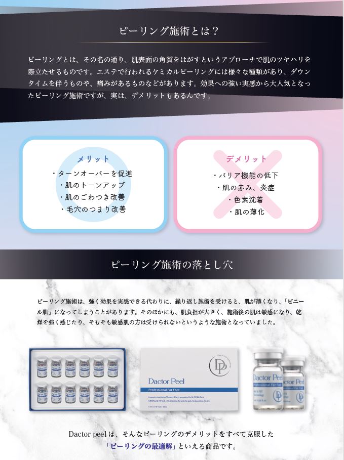 ダクトピール（Dactor-Peel) 韓国技術特許 Youth P-SOL DactorTec 80%配合 濃度